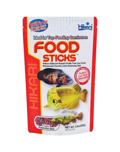 Hikari Food Sticks for Top Feeding Carnivorous Fish - 8.8 oz