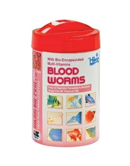 Hikari Bloodworms - Freeze Dried - 0.42 oz - 12 Grams