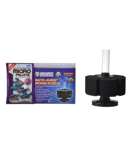 Hikari Aquarium Solutions Bacto-Surge Foam Filter - Small - (Aquariums up to 40 Gallons)
