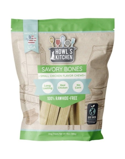 Howls Kitchen Savory Bones Chicken Flavored Chews Small - 13 oz