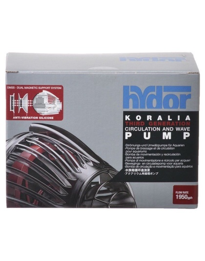Hydor Koralia Third Generation Circulation & Wave Pump - 1950 GPH - (For 90-180 Fresh Gallons / 55-110 Marine Gallons)