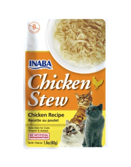 Inaba Chicken Stew Chicken Recipe Side Dish for Cats - 1.4 oz