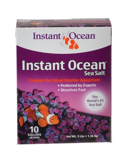Instant Ocean Sea Salt for Marine Aquariums, Nitrate & Phosphate-Free - 3 lbs (Treats 10 Gallons)