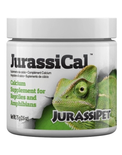 JurassiPet JurassiCal Reptile and Amphibian Dry Calcium Supplement - 2.6 oz