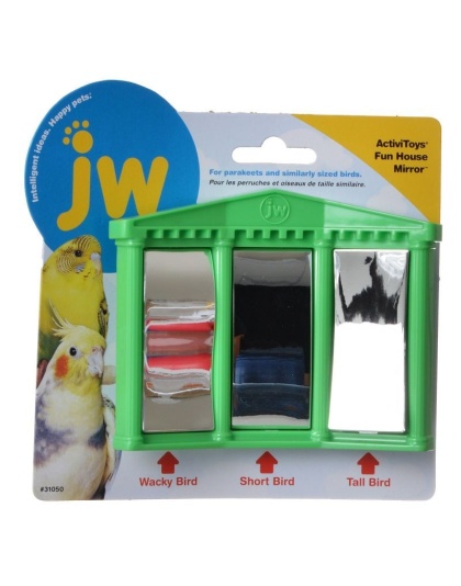JW Insight Fun House Mirror Bird Toy - Fun House Mirror Bird Toy