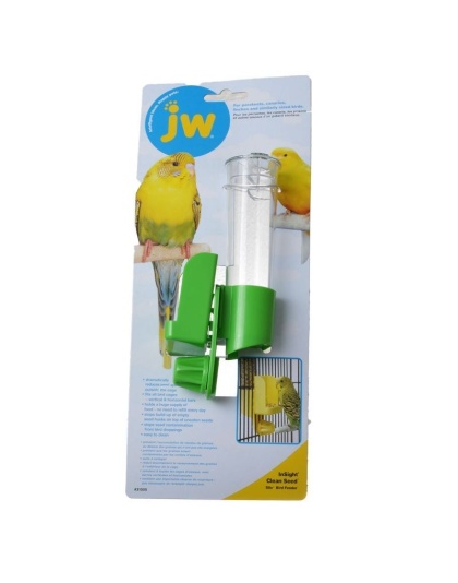 JW Insight Clean Seed Silo Bird Feeder - Regular - (2.25in.W x 6.75in.H)