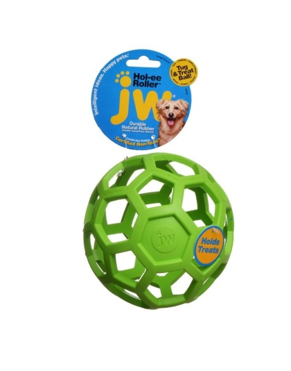 JW Pet Hol-ee Roller Rubber Dog Toy - Assorted - Large (6.5" Diameter - 1 Toy)
