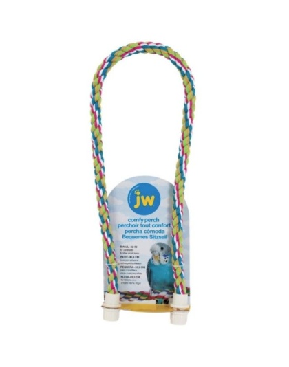JW Pet Flexible Multi-Color Comfy Rope Perch 32in. - Small 1 count