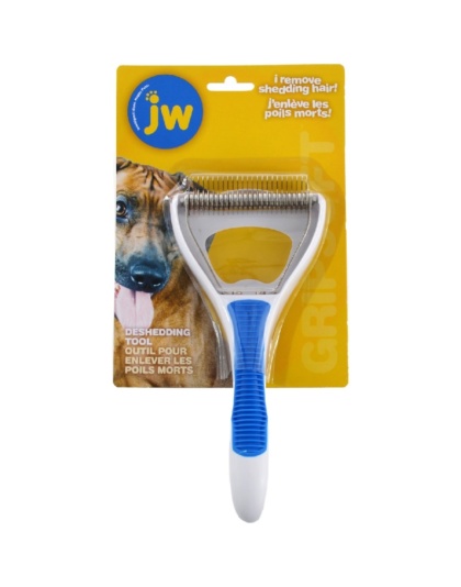 JW GripSoft Dog Deshedding Tool - 1 count