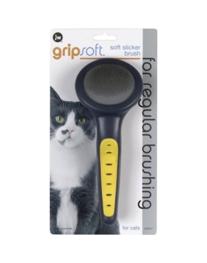 JW Gripsoft Cat Slicker Brush - Cat Slicker Brush