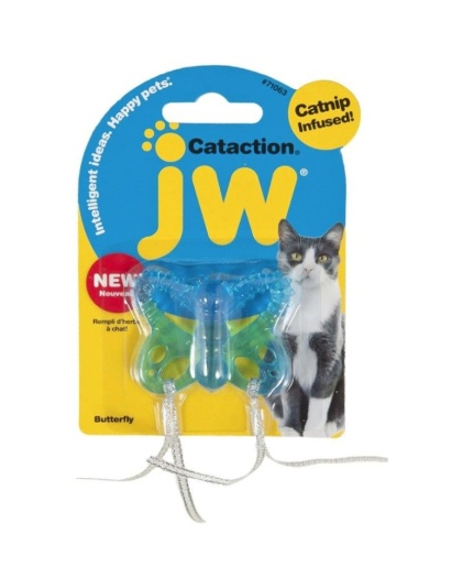 JW Pet Cataction Catnip Infused Butterfly Interactive Cat Toy  - 1 count