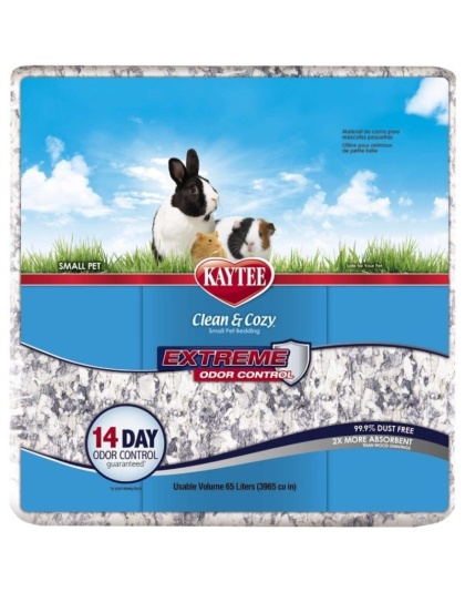 Kaytee Clean & Cozy Extreme Odor Control Small Pet Bedding - 65 Liters (3965 Cu. In.)