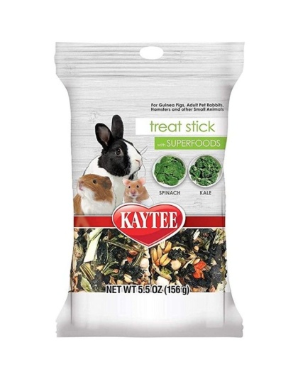 Kaytee Superfoods Small Animal Treat Stick - Spinach & Kale - 5.5 oz