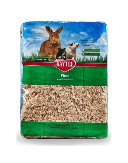 Kaytee Pine Small Pet Bedding - 1 Bag - (1,250 Cu. In. Expands to 3,200 Cu. In.)