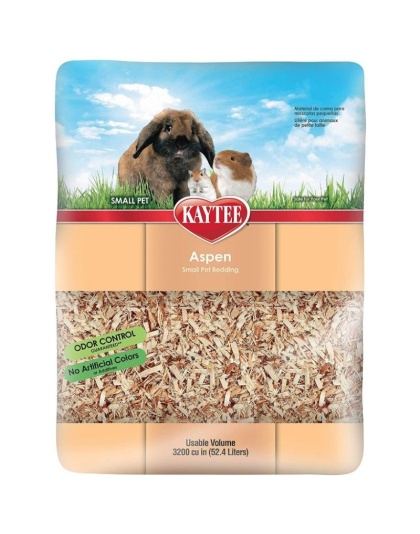 Kaytee Aspen Small Pet Bedding & Litter - 1 Bag - (1,250 Cu. In. Expands to 3,200 Cu. In.)