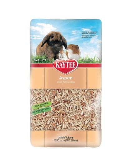 Kaytee Aspen Small Pet Bedding & Litter - 1 Bag - (500 Cu. In. Expands to 1,200 Cu. In.)