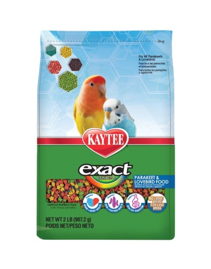 Kaytee Exact Rainbow Parakeet & Lovebird Food - 2 lbs