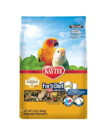 Kaytee Forti-Diet Pro Health Egg-Cite! Conure Food - 3 lbs