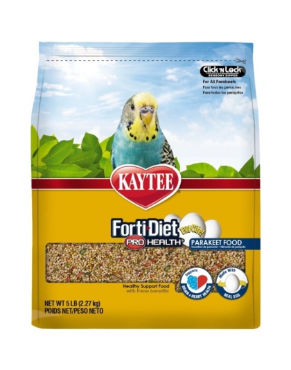 Kaytee Forti-Diet Pro Health Egg-Cite! Parakeet Food - 5 lbs