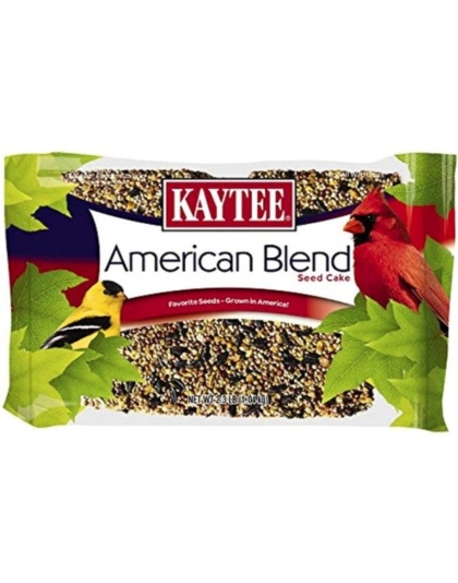 Kaytee American Blend Seed Cake with Favorite Seeds Grown In America For Wild Birds  - 2.3 lbs