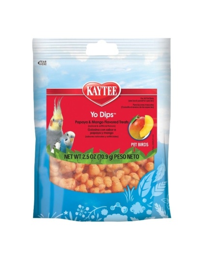 Kaytee Fiesta Yogurt Dipped Papaya with Mango Yogurt - 2.5 oz