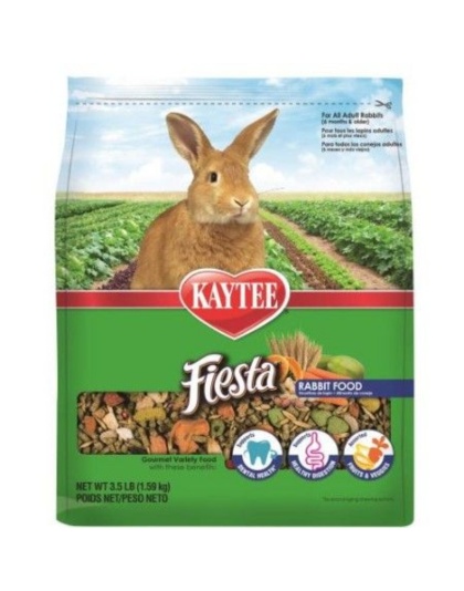 Kaytee Fiesta Gourmet Variety Diet - Rabbit - 6.5 lbs