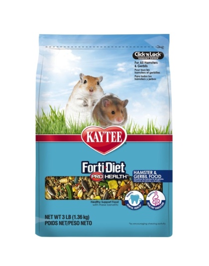 Kaytee Forti-Diet Pro Health Hamster & Gerbil Food - 3 lbs