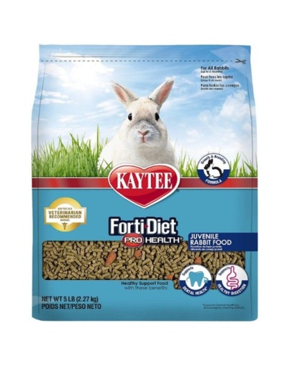 Kaytee Forti-Diet Pro Health Juvenile Rabbit Food - 5 lbs