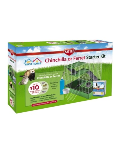 Kaytee My First Home Chinchilla or Ferret Starter Kit - 1 count