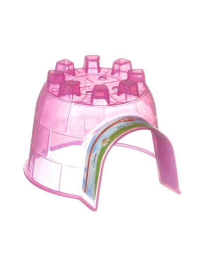 Kaytee Small Animal Igloo Hide Out - Itty Bitty Igloo (4"L x 4.5"W x 3"H)
