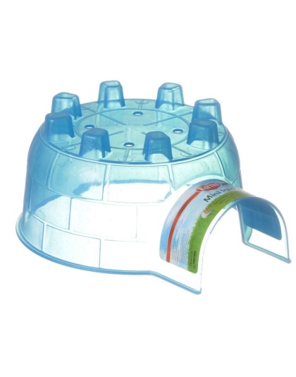 Kaytee Small Animal Igloo Hide Out - Mini Igloo (6"L x 7.75"W x 4.5"H)