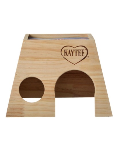 Kaytee Woodland Get A Way House - Large Guinea Pig (10"L x 9"W x 7"H)