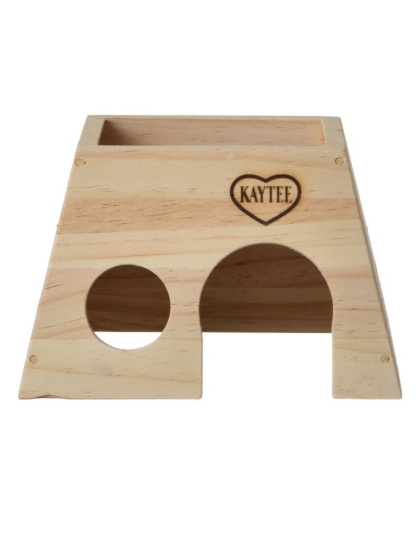 Kaytee Woodland Get A Way House - Medium Hamster (7"L x 5.25"W x 4.25"H)