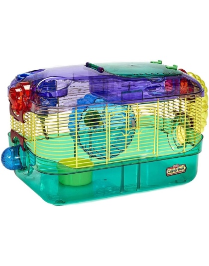 Kaytee CritterTrail One Level Habitat - Multi Colored - 16"L x 10.5"W x 11"H