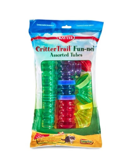 Kaytee CritterTrail Fun-nels Assorted Tubes - 8 count