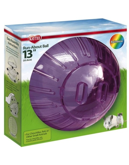Kaytee Run About Exercise Ball Assorted Colors - Mega - 1 count