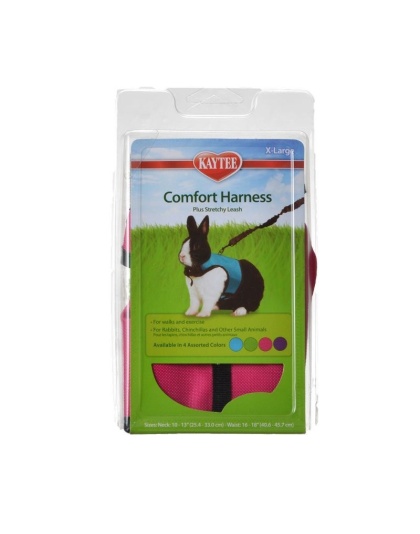 Kaytee Comfort Harness with Safety Leash - X-Large (10"-13" Neck & 16"-18" Waist)