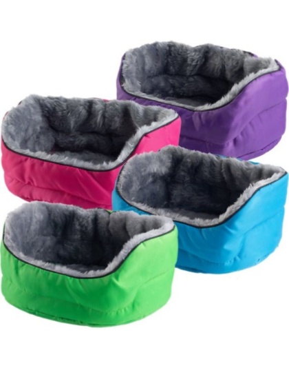 Kaytee Critter Cuddle-E-Cup Small Pet Bed Assorted Colors - 1 count - 12"L x 10"W x 5.5"H