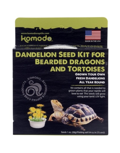 Komodo Dandelion Seed Kit for Bearded Dragons and Tortoises - 1 count