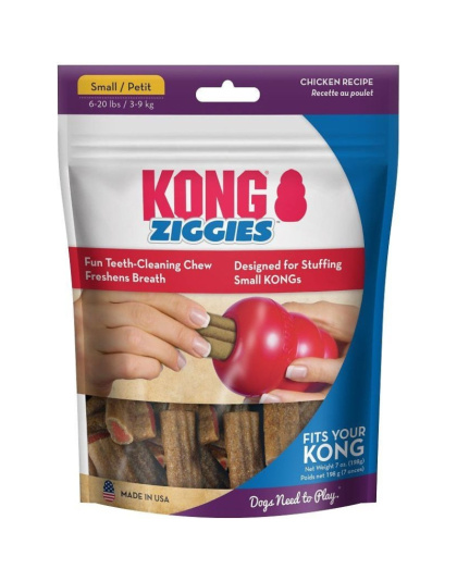 KONG Stuff'n Ziggies - Adult Dogs - Original Recipe (Small - 7 oz)