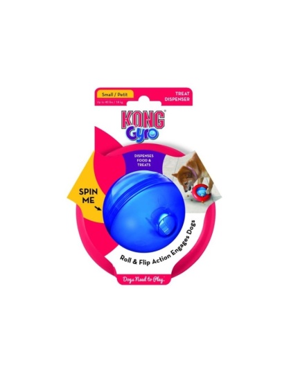 KONG Gyro Dog Toy - Small - 5" Diameter - (Assorted Colors)