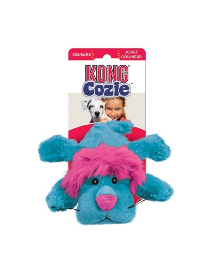 KONG Cozie Plush Toy - King the Lion - Medium - King The Lion