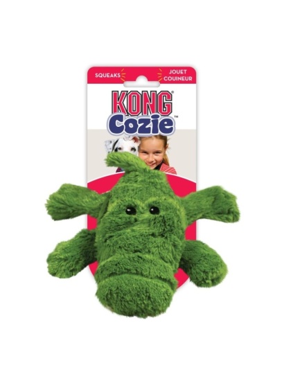 KONG Cozie Plush Toy - Small Aligator Dog Toy - Small - Aligator Dog Toy