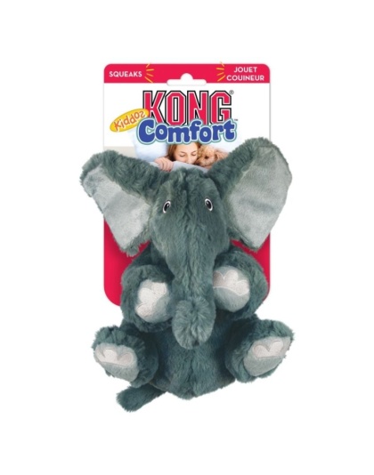 KONG Comfort Kiddos Elephant Plush Dog Toy Extra Small - 1 count