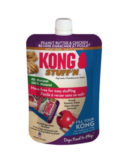 KONG Stuff'N All Natural Peanut Butter and Chicken for Dogs - 6 oz