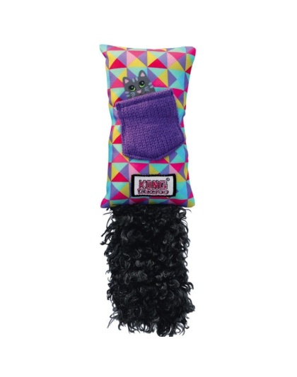 KONG Kickeroo Refillable Catnip Toy for Cats - Assorted Colors - 1 count
