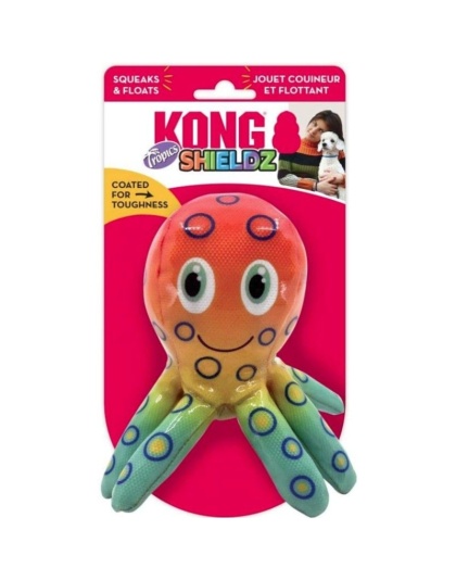 KONG Shieldz Tropics Octopus Dog Toy Medium - 1 count