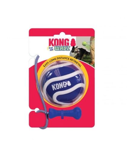 KONG Wavz Bunji Ball Dog Toy Large - 1 count