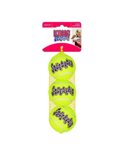 KONG Air KONG Squeakers Tennis Balls - Small 3 count