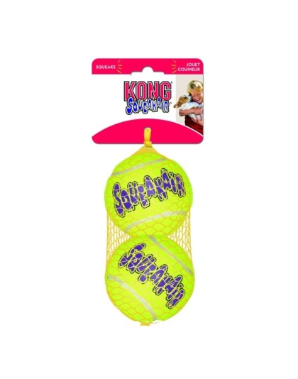 KONG Air KONG Squeakers Tennis Balls - Large 2 count